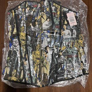 STAR WARS Halter Corset Size 1 (L/XL) Boned Zip R2D2 Yoda Cosplay NWT Torrid